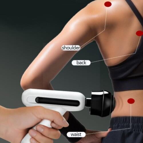 Mini Portable Massage Gun Usb Charging Electric Fascia Relaxation Exercise Muscle Massager Pain Fitness Relief Machine Gun K5J8