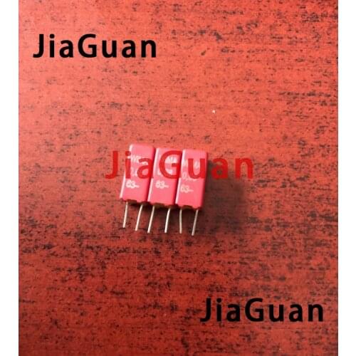 20pcs NEW WIMA MKS02 0.68uF/63V P2.5MM audio film capacitor mks02 684/63v MKS-02 680nf u68 684 63v0.68uf 680nF/63V