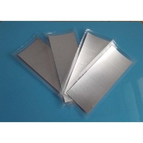 Indium Sheet Indium Foil Size: 100mm*200mm*0.1mm, Laser Cooling Coating Sealing Material