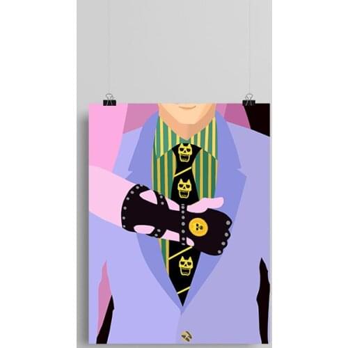 Yoshikage Kira JoJos Bizarre anime Canvas poster Painting wall Art decor Living room Bedroom Study Home Decoration Prints