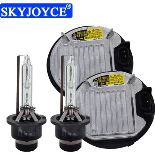 SKYJOYCE 1 Set Car Headlight Kit Xenon D2S D4S 5500K Fast Bright Car Bulb Lamp 35W 55W OEM D2R D4R Ballast 85967-45010 KDLS001