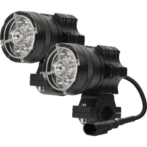 Motorcycle Led Headlight 6LED 6000K Waterproof Driving Spot Fog Lights External MOTO Accessories