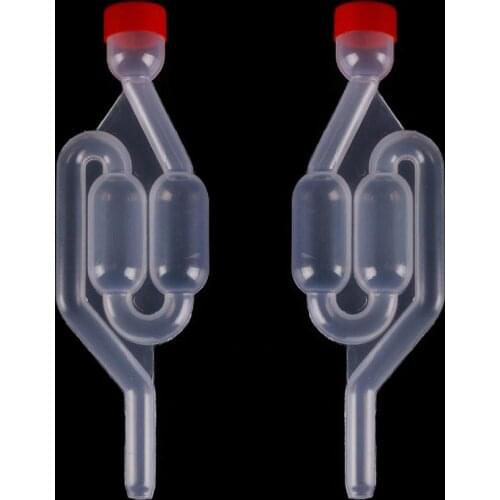 Homemade Air Lock Water Sealed Exhaust Valve Homebrew Wine Fermentation Tool Home Winemaking Homemade Wine Vent Accessories