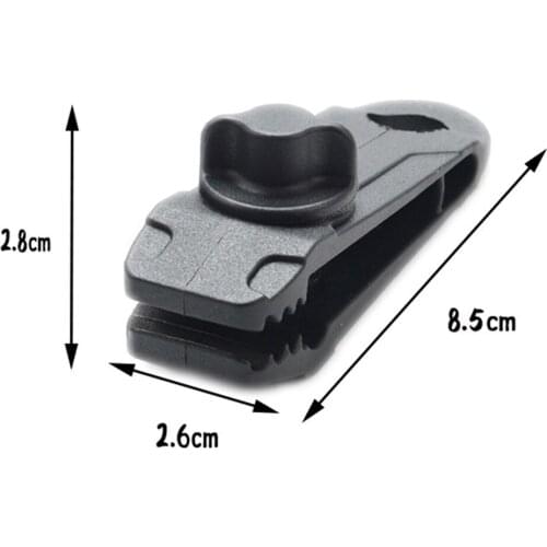 1pc Nylon Locking Tent Clip Tarp Clips Heavy Duty Windproof Awning Clamp Grip Tent Clips For Camping Tarps Accessories W1