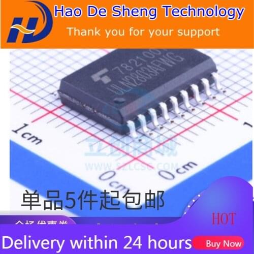10PCS/LOT ULN2803AFWG SOP-18 ULN2803AG 7.2mm New Original In Stock