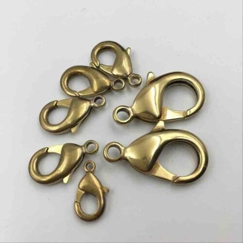 5 Dimensions 30pcs/pack Keychain MINI Metal Lanyard Hook Swivel Snap For Paracord Lobster Clasp Clips Key Chain Wholesale Buckle