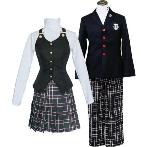 Brdwn Persona5 Unisex Ren Amamiya Akira Kurusu Makoto Niijima Cosplay Costume School Uniform Suit