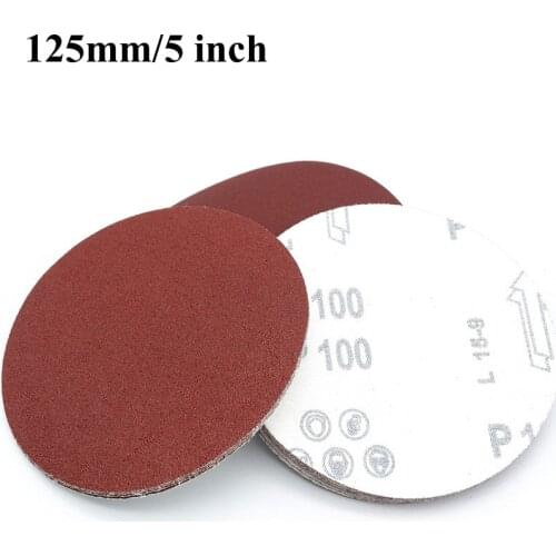 10pcs 5 Inch/6inch 125mm 150mm Round Sandpaper Disk Sand Sheets Grit 80-1000 Hook and Loop Sanding Disc Polish Sand Sheets