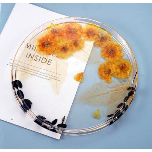 Round Square Rectangle Shape Coaster Base Silicone Mold Resin Molds Epoxy UV DIY Resin Craft Home Decoration Handmade Tools