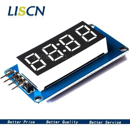 TM1637 LED Display Module For Arduino 7 Segment 4 Bits 0.36Inch Clock RED Anode Digital Tube Four Serial Driver Board Pack