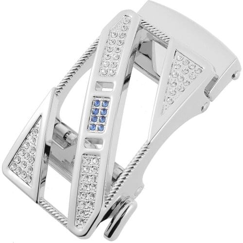 Guan Pin Genuine Mens Belt Head, Belt Buckle, Leisure Belt Head Business Accessories Automatic Buckle Width 3.5CM LY136-23954