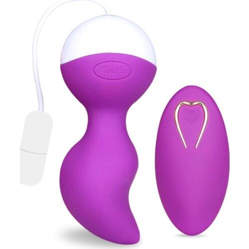 Koro BenWa Ball Weighted Female Kegel Vaginal Tight Exercise Machine USB Charging Vibrator Vibrating Egg Sex toys for Women