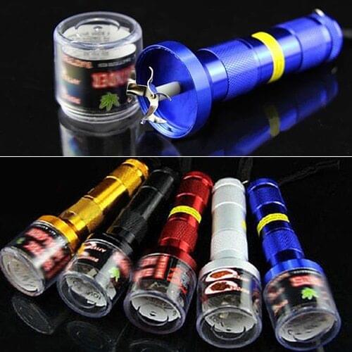 2015 New Aluminum Leaf Herbal Tobacco Electric Grinder Mill Smoke Spice Crusher Muller 1VDG Christmas Gift 6LME