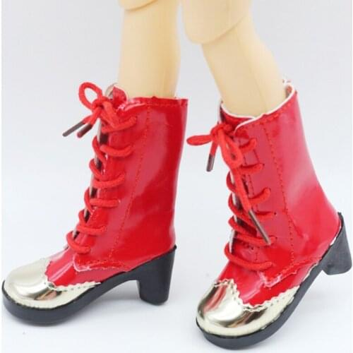 New arrivals 1 Pair Pink Boots For BJD Doll Toy Mini Doll Shoes for Sharon Doll Boots Dolls Accessories Hot Sale 7.5CM 170
