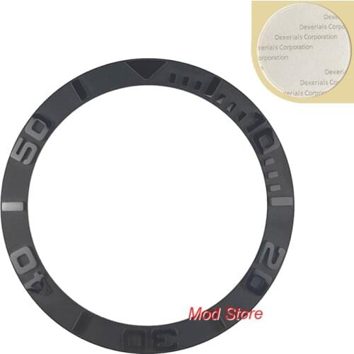 NEW Arrive 38mm High Quality Black Ceramic Bezel Inserts For Yachtmaster Sei ko SKX007 Style Mens Watch