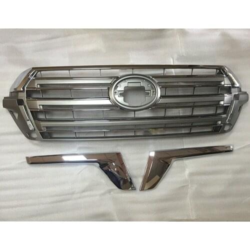 RQXR Front Bumper Grill Grille for Toyota Land Cruiser LC200 4000 4600 5700 2016-2018
