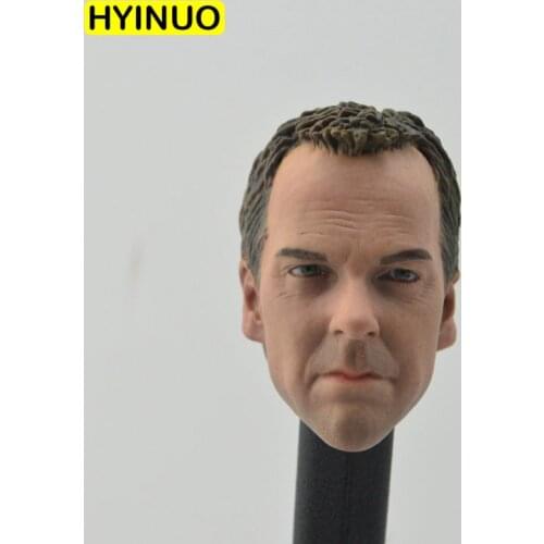 Custom 1/6 Scale Movie actor Kiefer Sutherland Male Man Jack Bauer Perfect Head Sculpt Headplay for 12" Action Figure