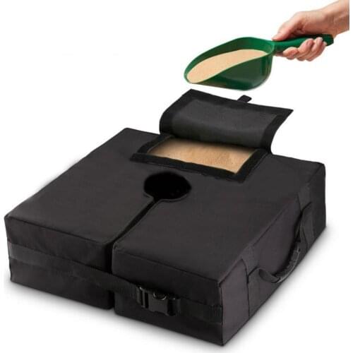 Patio Beach Tent Base Weight Bag For Canopy Sand Ergonomic Stand Add Weight Round Umbrella Base SandBag For Outdoor Parasol