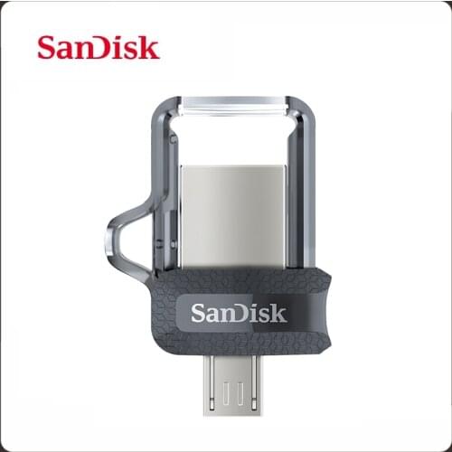 Sandisk SDDD3 Extreme Dual OTG USB Flash Drive USB3.0 128GB 64GB 32GB 12GB Pen Drive high speed 150M/S PenDrive For Phone or PC