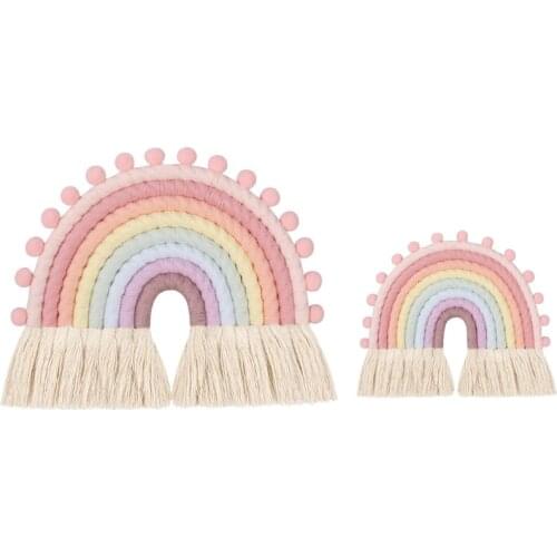 8 Lines Rainbow Tapestry Wall Hanging Living Room Kid Room Decoration Home Decor 19QB