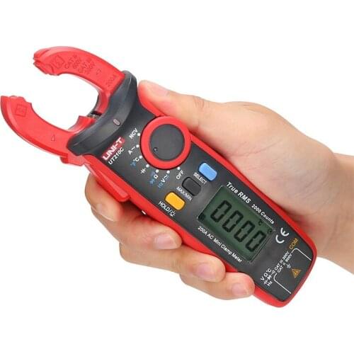 UNI-T UT210C Mini Digital Clamp Meter Auto Range Capacitance Clamp Multimeters Megohmmeter Temperature Multitester