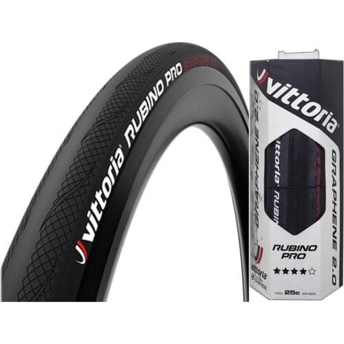 Vittoria Rubino Pro Endurance G2.0 Graphite Race 2.0 700x25C Folding Tyres Road 28" Bicycle Clincher tire
