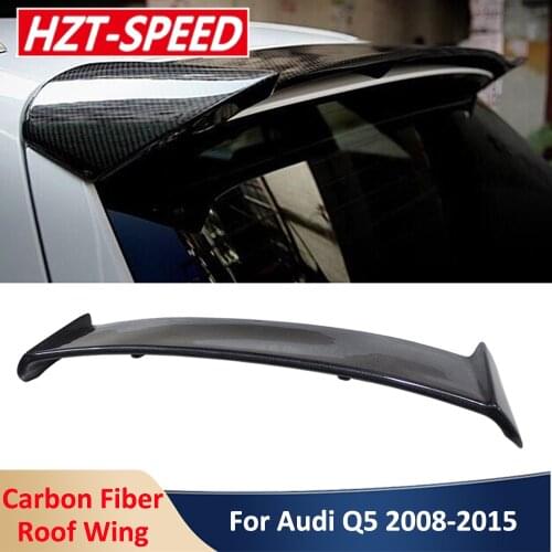 ABT Style Real Carbon Fiber Q5 Rear Roof Wing Spoiler For Audi Q5 2008-2015 Car Body Modification Kits