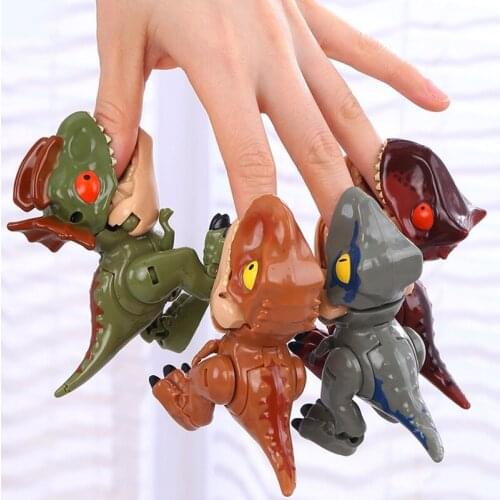1PC Kids Dinosaur Toy Tyrannosaurus Carnotaurus Raptor Deformation Mecha Active Figure Molds Children Educational Toy