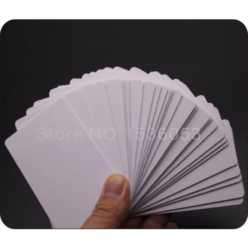 10pcs/lot T5577 Writable Reusable White Copy Cards For ID EM4100 Tk4100 RFID 125 Khz PVC Material Waterproof