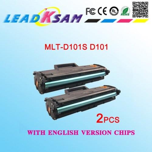 2x 101s MLT D101S 101 101s toner cartridge (english version) Replace for Samsung SCX-3400/3401FH/3406W/3406HW