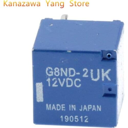 5 Pcs 10 Pcs G8ND-2UK-12VDC Hand Brake Fragile Common Fault Relay Window Lift Relay G8ND Blue Shell