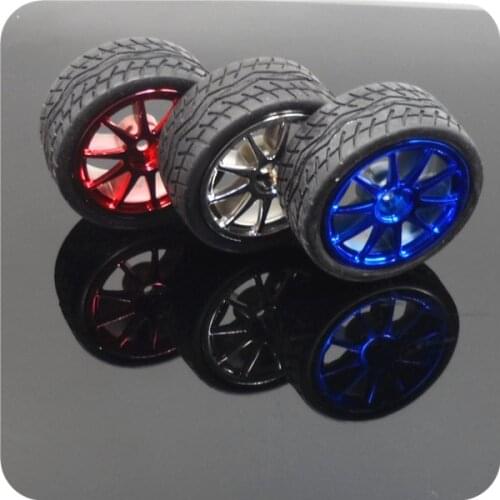 65MM Tires Wheel 12mm DIY R/C Car Truck Robort Model Toys Spare Parts Accessories