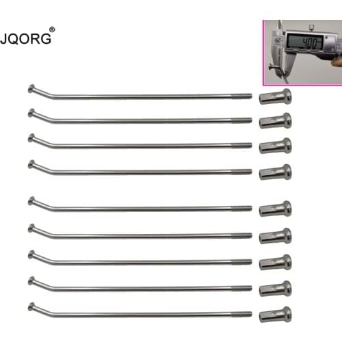 10 Piece A Lot 8 Gauge Marterial 304 Stainless Steel Diameter 4.0 mm Motorcycle Spokes Length & Height & Angle Customize Needles