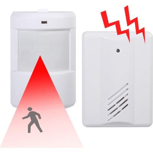 PIR Infrared Sensor Wireless Doorbell Remote Control Motion Detector Alarm Home Security system Garage Driveway Patrol Detector