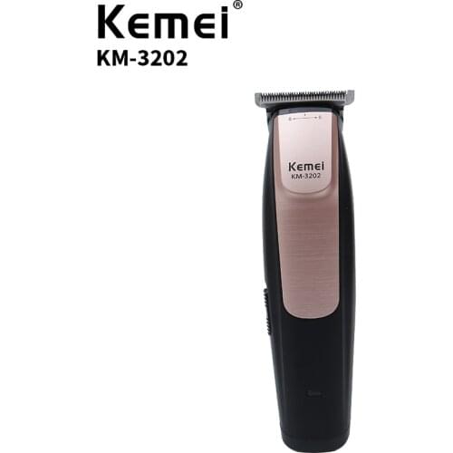 Kemei Cordless Hair Clipper USB Rechargeable Engraving Hair Clipper Adjustable Electric Hairdressing Tool KM-3202