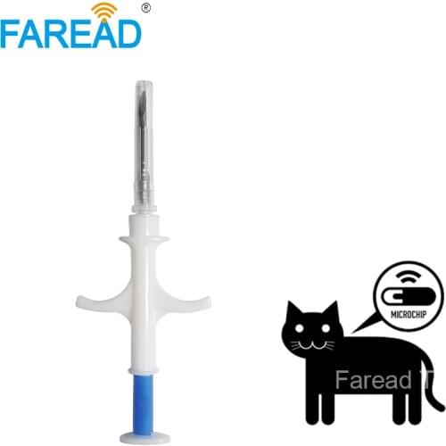 ISO11784/5 FDX-B 134.2Khz 2.12*12mm veterinary syringe bioglass dog tracking RFID chip animal microchip