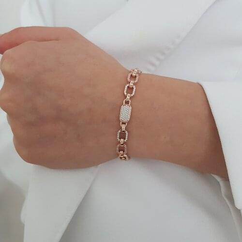 New Fashion Luxury Chunky Miami Cuban Link Bracelet For Women Silver 925 High Quality Gift Special Hiphop Party Fine Jewelry