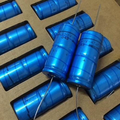 Original new 100% 043 series 350V47UF high voltage filter electrolytic capacitor 18*42mm (Inductor)