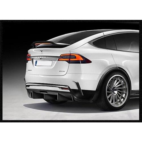 Fit for tesla MODEL X Modelx P90D Revozport carbon fiber tails wing spoiler