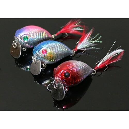 3Pcs Noise Model Wobblers Fishing Bait 5.5cm 12g Rattling Crankbait Crank Bait Bass Pike Muskie Fish Lure