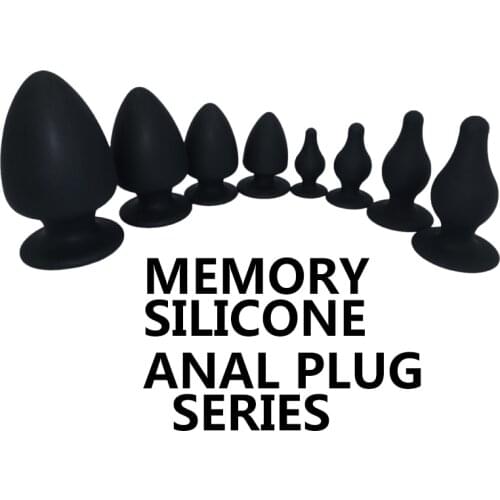 Soft Safe Silicone Butt Plug Anal Plugs Unisex Sexy Stopper 4 Different Size Adult Sex Toys for Men/Women Trainer Massager SM