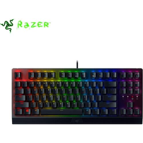 Razer BlackWidow V3 Tenkeyless Wired Gaming Keyboard 87 Keys RGB Mechanical Keyboard with Razer Mechanical Keyboard for Gaming