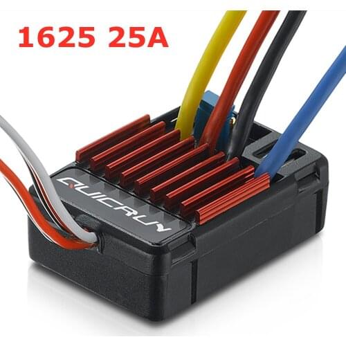 Hobbywing QuicRun 1625 25A Brushed ESC for 1/16 1/18 Brushed Speed Controllers wholesale