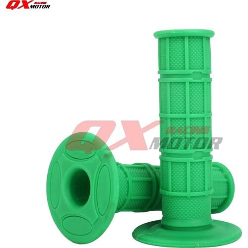 Rubber Handlebar Hand Grips Dirt Bike Handle Grips For Kawasaki KX KLX 125 250 250F 450F 65 85 100 MX Motocross Motorcycle Grips