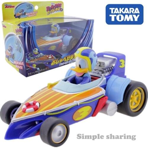 Takara Tomy Tomica Pixar Disney Car Junior Micky Mouse And Road Racers Talking Dash Baby Toys Funny Kids Doll Drived By Battery