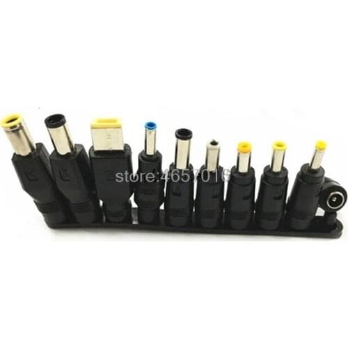 Universal 10pcs 5.5x2.1mm Multi-type Male Jack for DC Plugs for AC Power Adapter Computer Cables Connectors For Notebook Laptop
