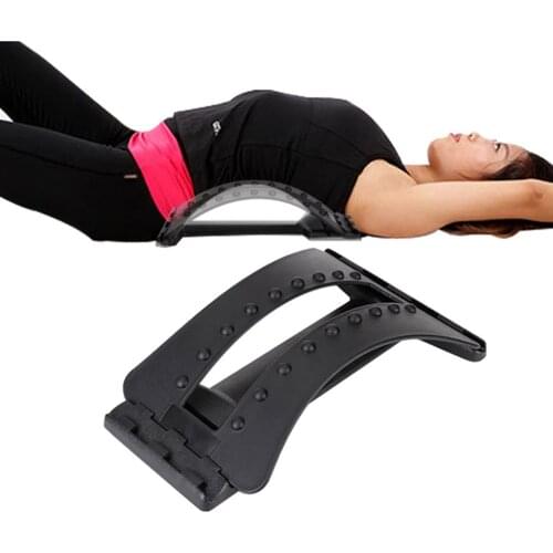 Spine Pain Relief Lumbar Traction Stretching Device Waist Spine Relax Back Massage Board Prevention Lumbar Disc