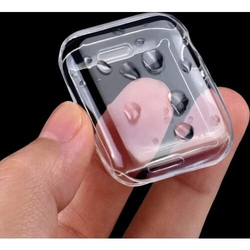 Screen Protector For Apple Watch 6 case 44MM 40MM Full TPU bumper Iwatch Cover 42mm 38MM accessories for iwatch series 5 4 3 2 1