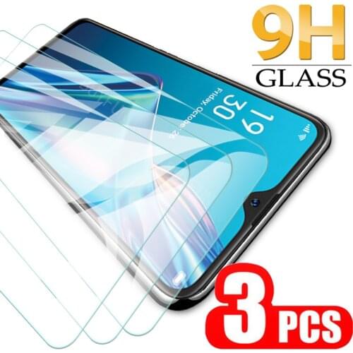 3PCS Safety Glass For OPPO A12 6.22 Inches Transparent Front Screen Protector OPO A 12 CPH2083/CPH2077 Phone Full Cover Film