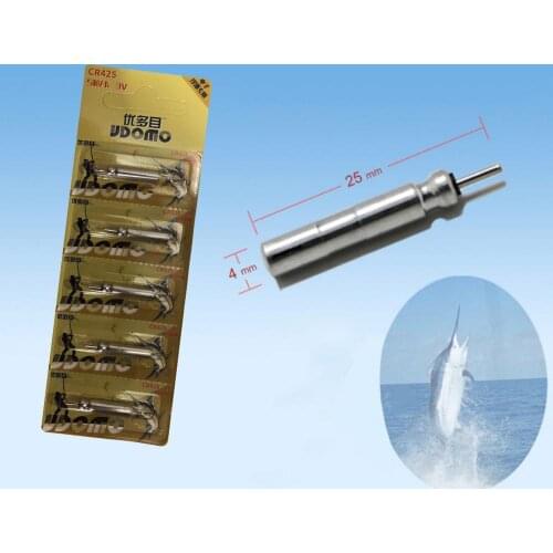 1pcs CR425 Fishing Float Battery Night Fishing Battery Lithium Pin Cells Fishing Float Accessory